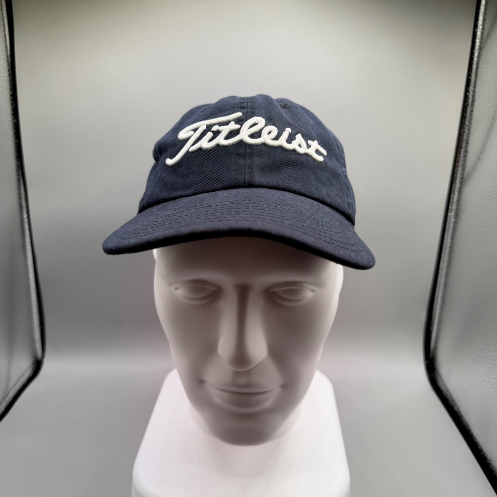 Titleist American Needle Mac Daddy Golf Hat Mens Navy Blue Adjustable